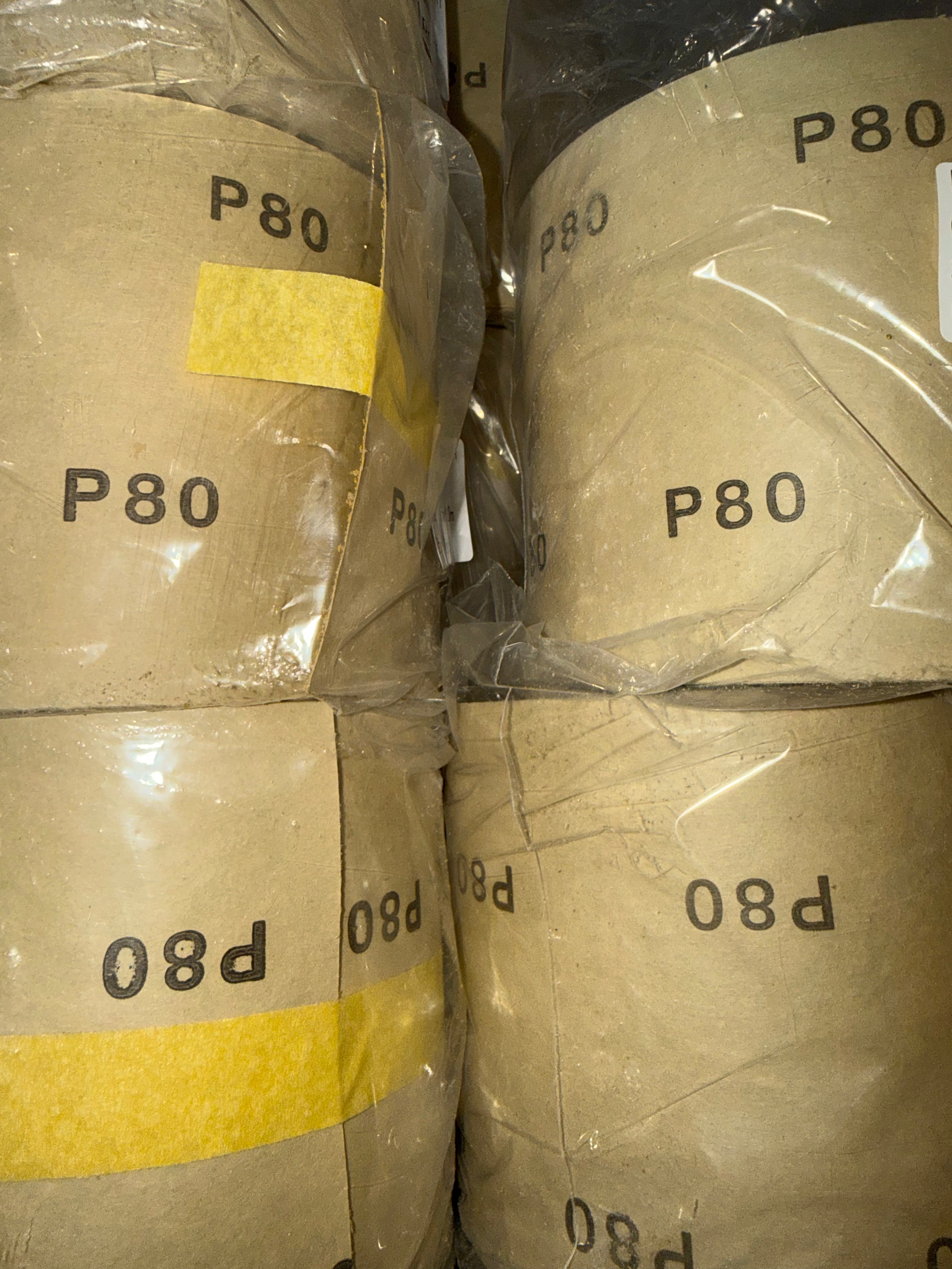 Yellow Sanding Rolls / P60-P180 (10 Metres)