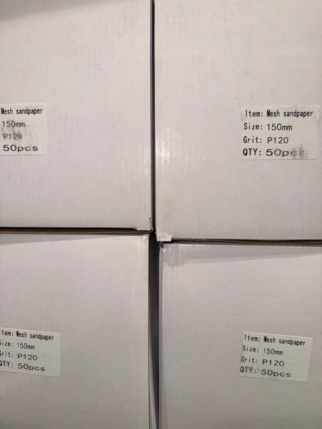 150mm / P120 / Ceramic Mesh abrasive Disc (DEROS)(Pack of 50)