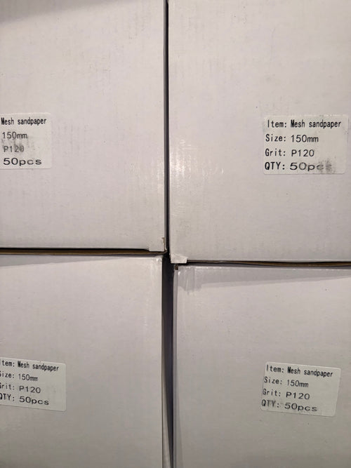 150mm / P120 / Ceramic Mesh abrasive Disc (DEROS)(Pack of 50)
