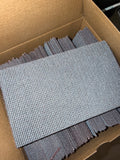 80x133mm / P120 / Ceramic Sanding Sheet (DEOS)(Pack of 50)